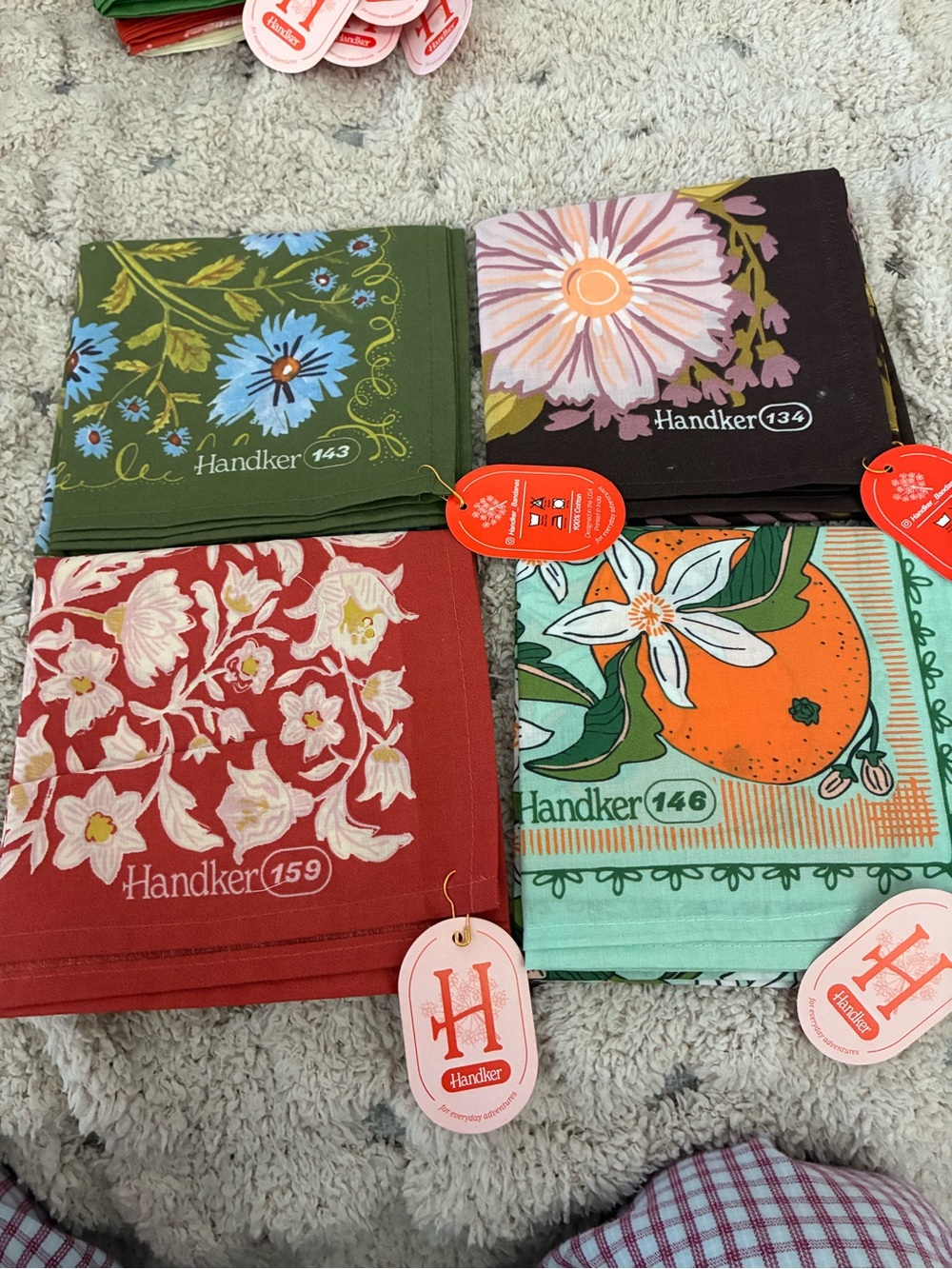 Handker Bandanas Set of